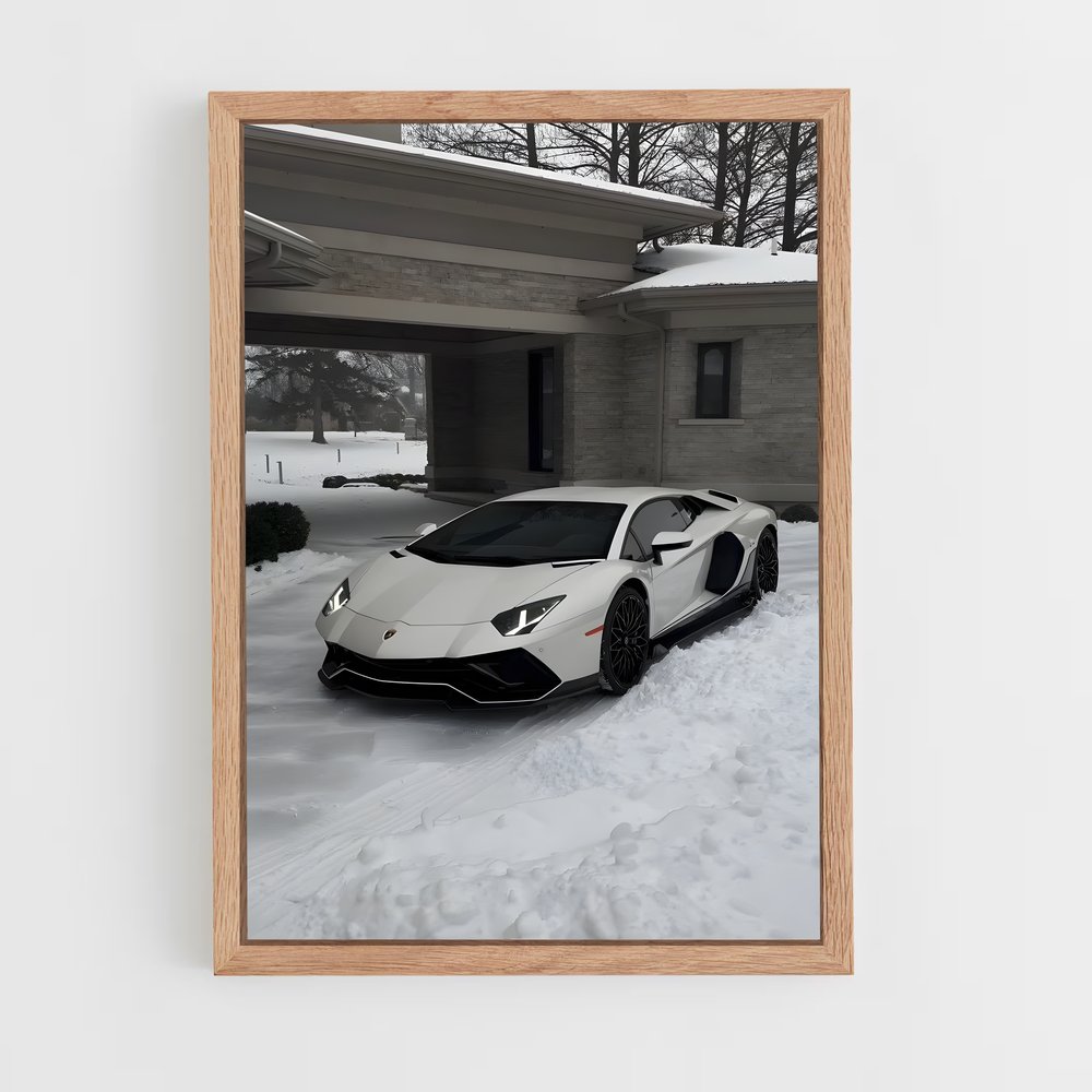 Poster Aventador Éblouissant – affiche Lamborghini (vue 4)